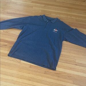 University of Tulsa Golden Hurricane basketball long sleeve polo